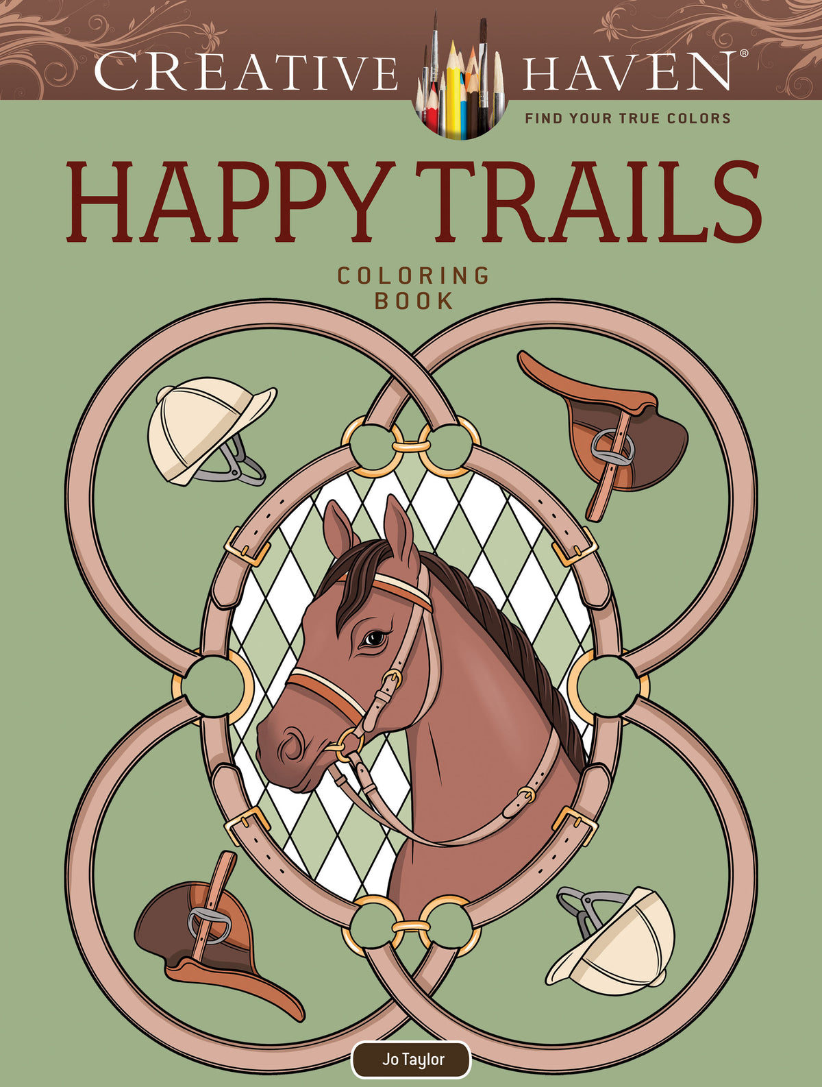 Creative Haven Happy Trails Coloring Book