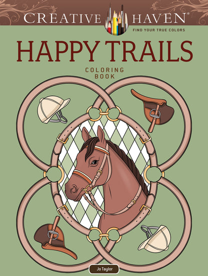 Creative Haven Happy Trails Coloring Book