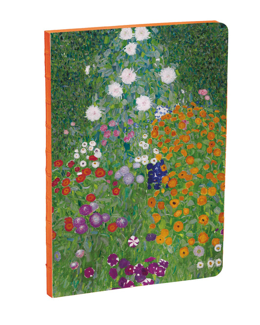 Carnet A5 Jardin de fleurs de Gustav Klimt