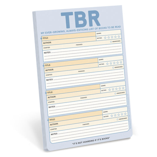TBR (To Be Read) Knock Knock Pad