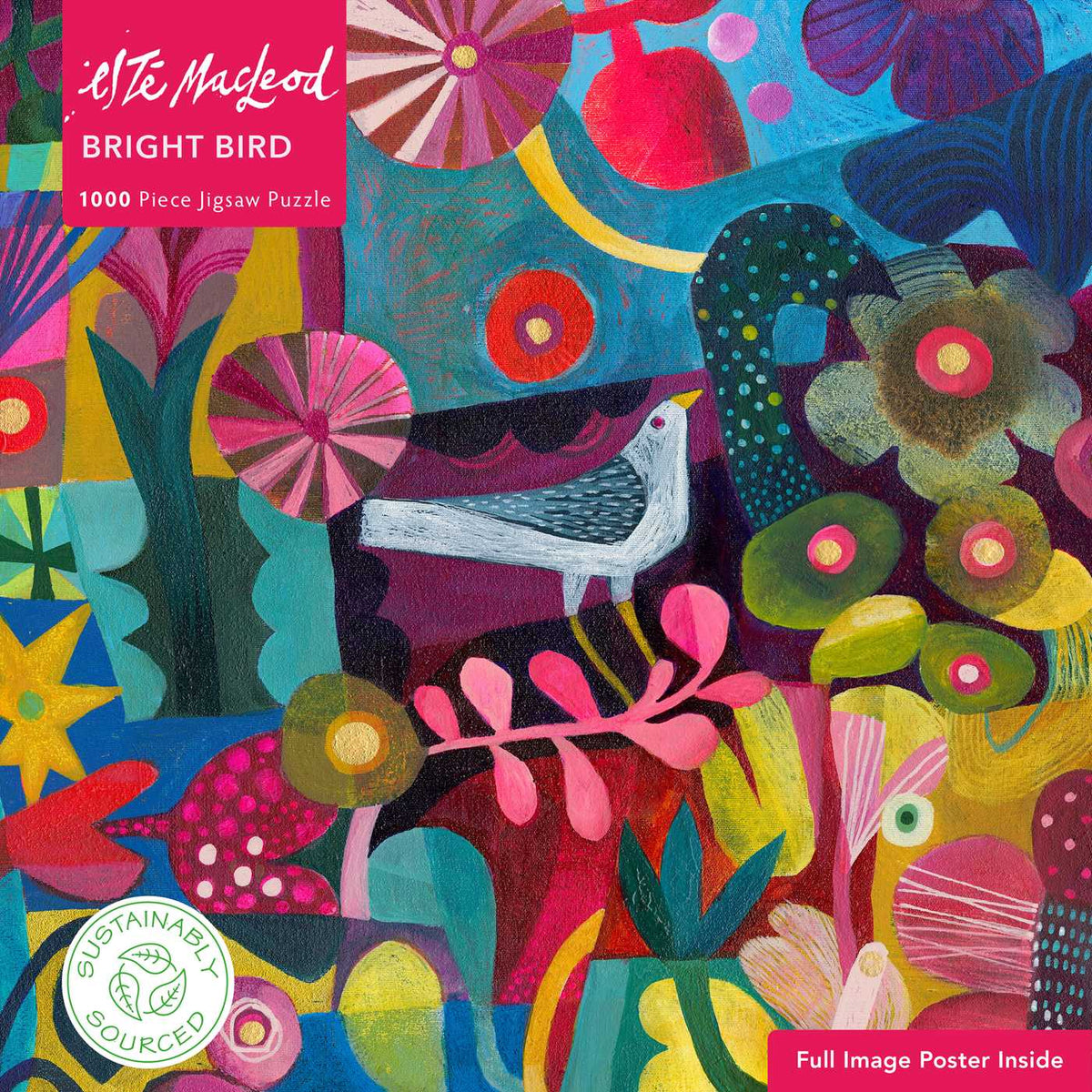Adult Sustainable Jigsaw Puzzle Esté MacLeod: Bright Bird