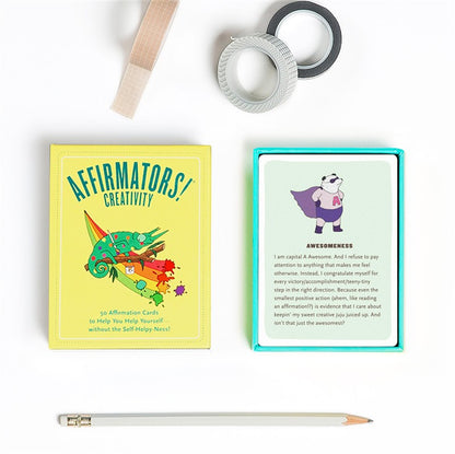 Affirmators! Creativity: 50 Affirmation Cards Deck