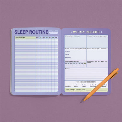 My Sleep Routine Guided Weekly Tracker &amp; Zzz Habit-Builder