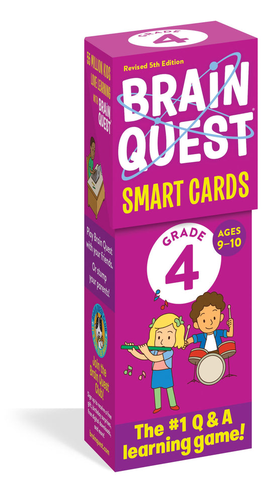 Cartes à puce Brain Quest 4e année, 5e édition révisée