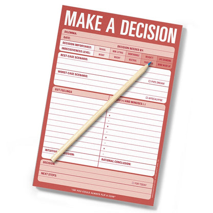Make a Decision Pad (Red)