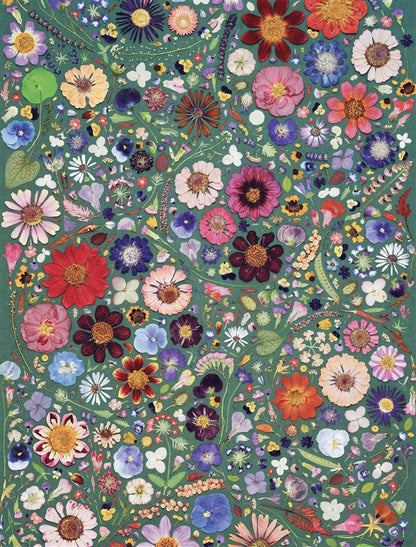 Beautiful Blooms Wrapping Paper Book