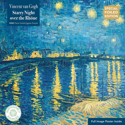 Special Edition Adult Foiled Jigsaw Puzzle Vincent van Gogh: Starry Night over the Rhône