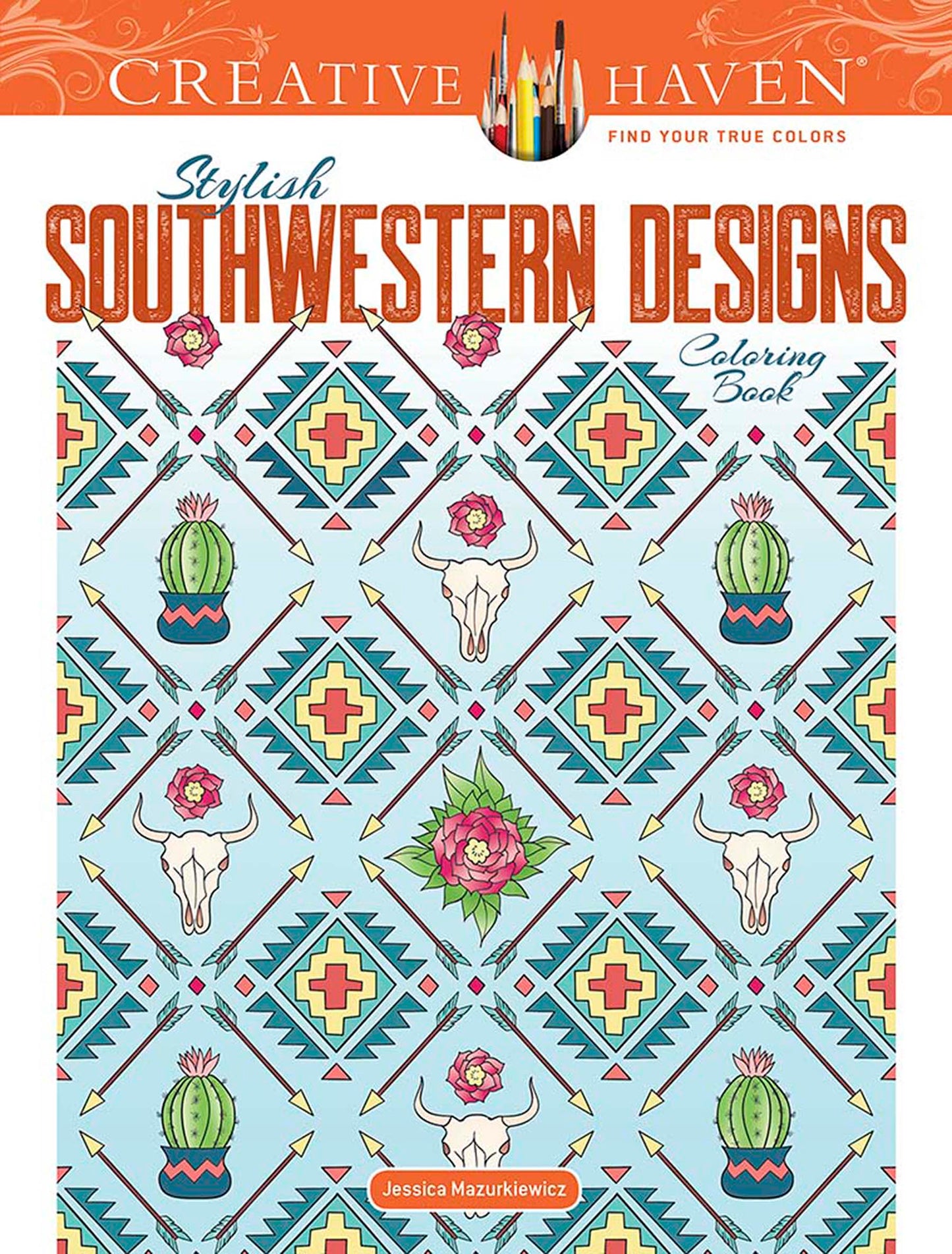 Creative Haven Stylish Southwestern Designs Coloring Book