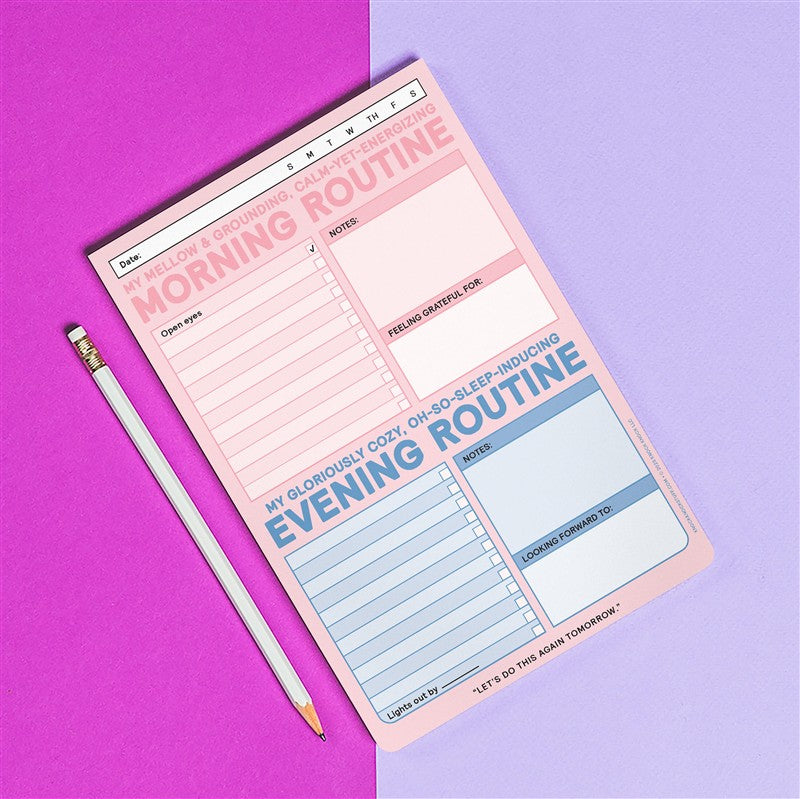 AM/PM Routine Pad - Morning Routine and Evening Routine Tracker Pad