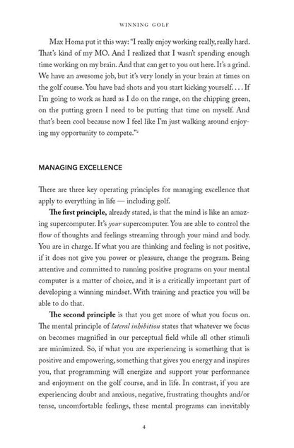 Winning Golf