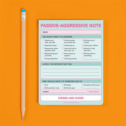 Passive Aggressive Nifty Note (Second Edition)