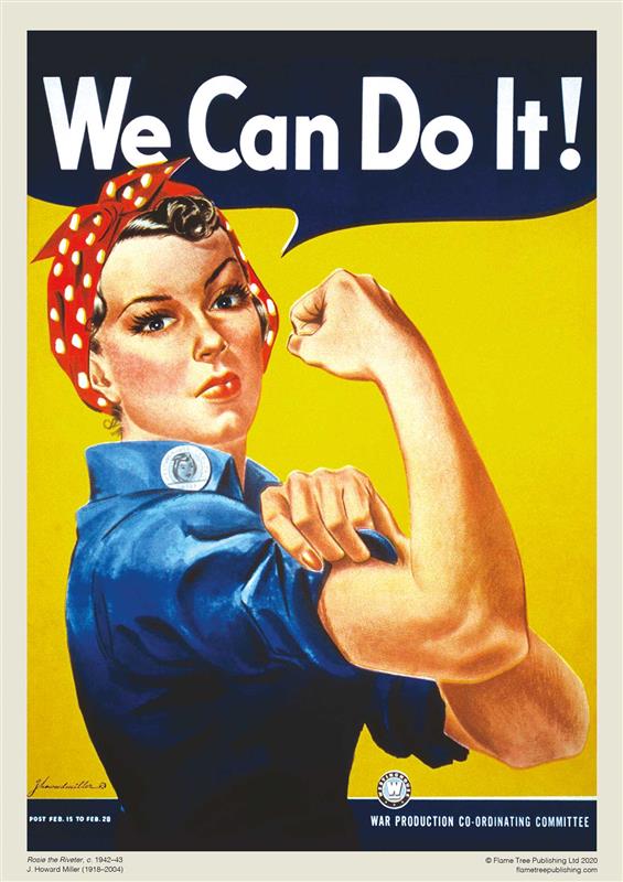 Adult Jigsaw Puzzle J. Howard Miller: Rosie the Riveter Poster