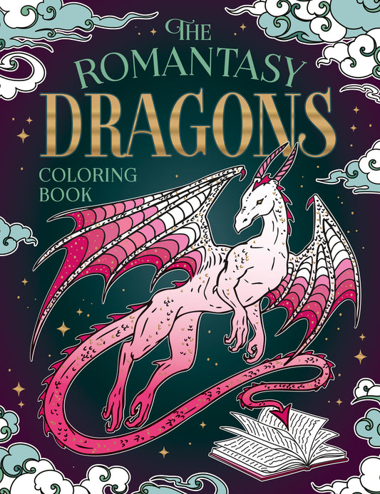 The Romantasy Dragons Coloring Book