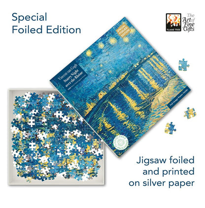 Special Edition Adult Foiled Jigsaw Puzzle Vincent van Gogh: Starry Night over the Rhône