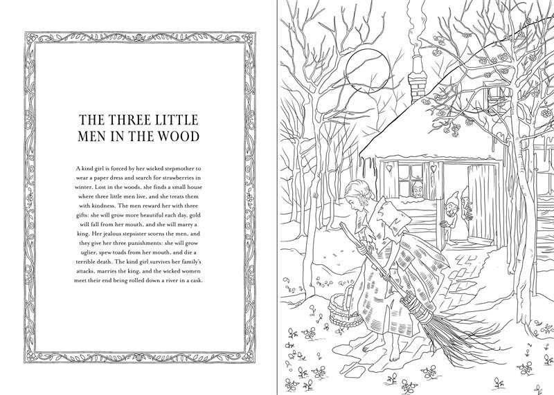 Grimm's Fairy Tales: Classics Coloring