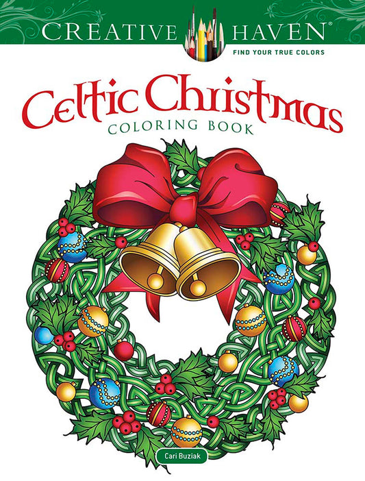 Livre de coloriage de Noël celtique de Creative Haven