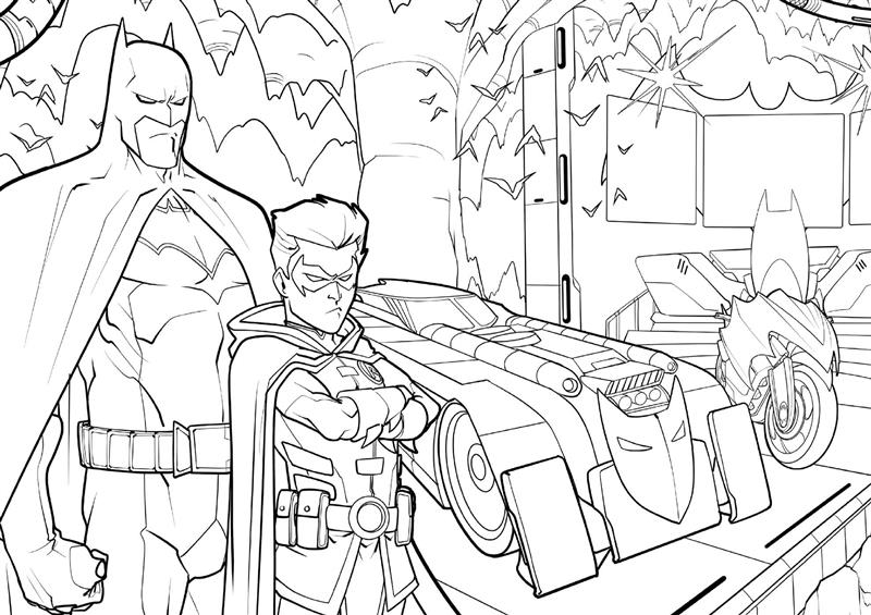 Batman Mini Coloring Set