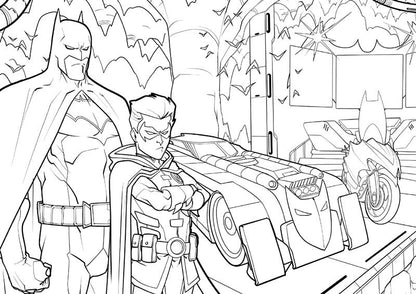 Batman Mini Coloring Set