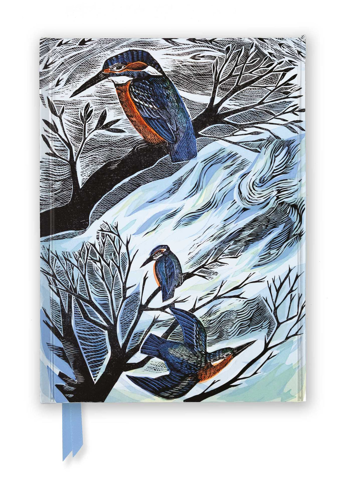 Angela Harding: Suffolk Kingfishers (Foiled Journal)