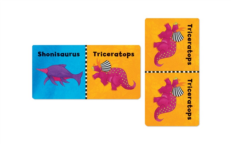 Dancing Dinos Dominoes