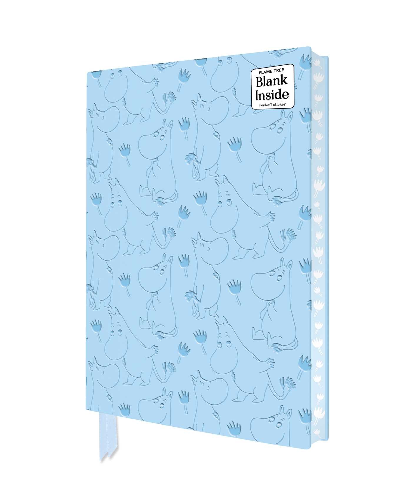 Moomin and Flowers Artisan Art Blank Notebook (Flame Tree Journals)