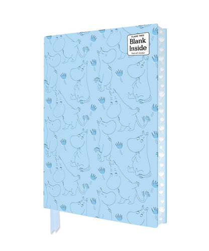 Moomin and Flowers Artisan Art Blank Notebook (Flame Tree Journals)