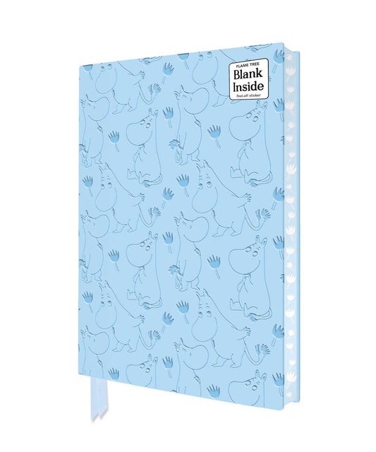 Moomin and Flowers Artisan Art Blank Notebook (Flame Tree Journals)