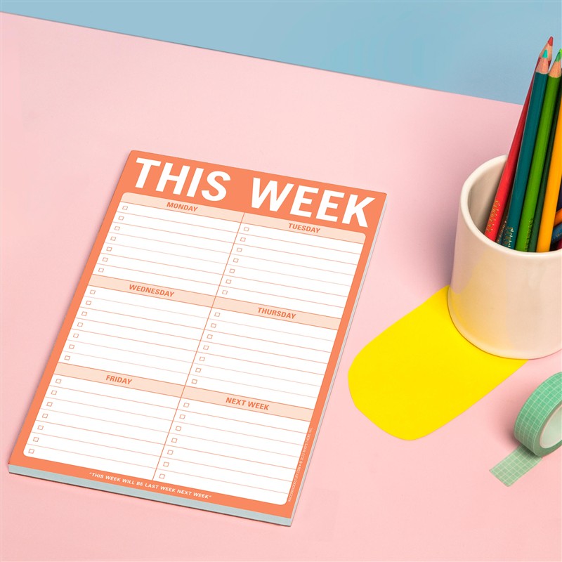 This Week Pad (Orange)