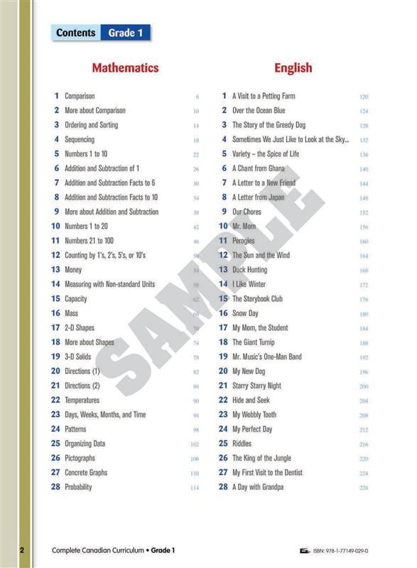 Complete Canadian Curriculum 1 (Revised &amp; Updated)