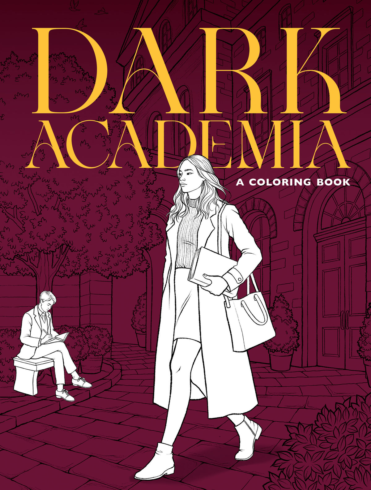 Dark Academia: A Coloring Book
