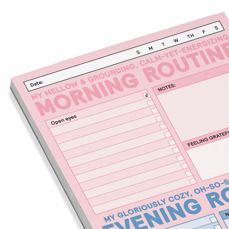 AM/PM Routine Pad - Morning Routine and Evening Routine Tracker Pad