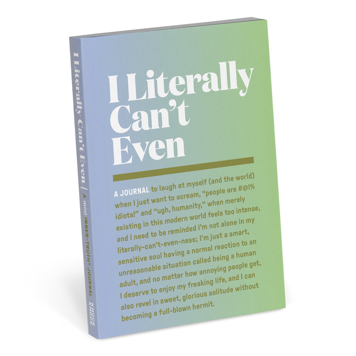 Literally Can’t Even Mini Inner-Truth Journal (Pastel Version)