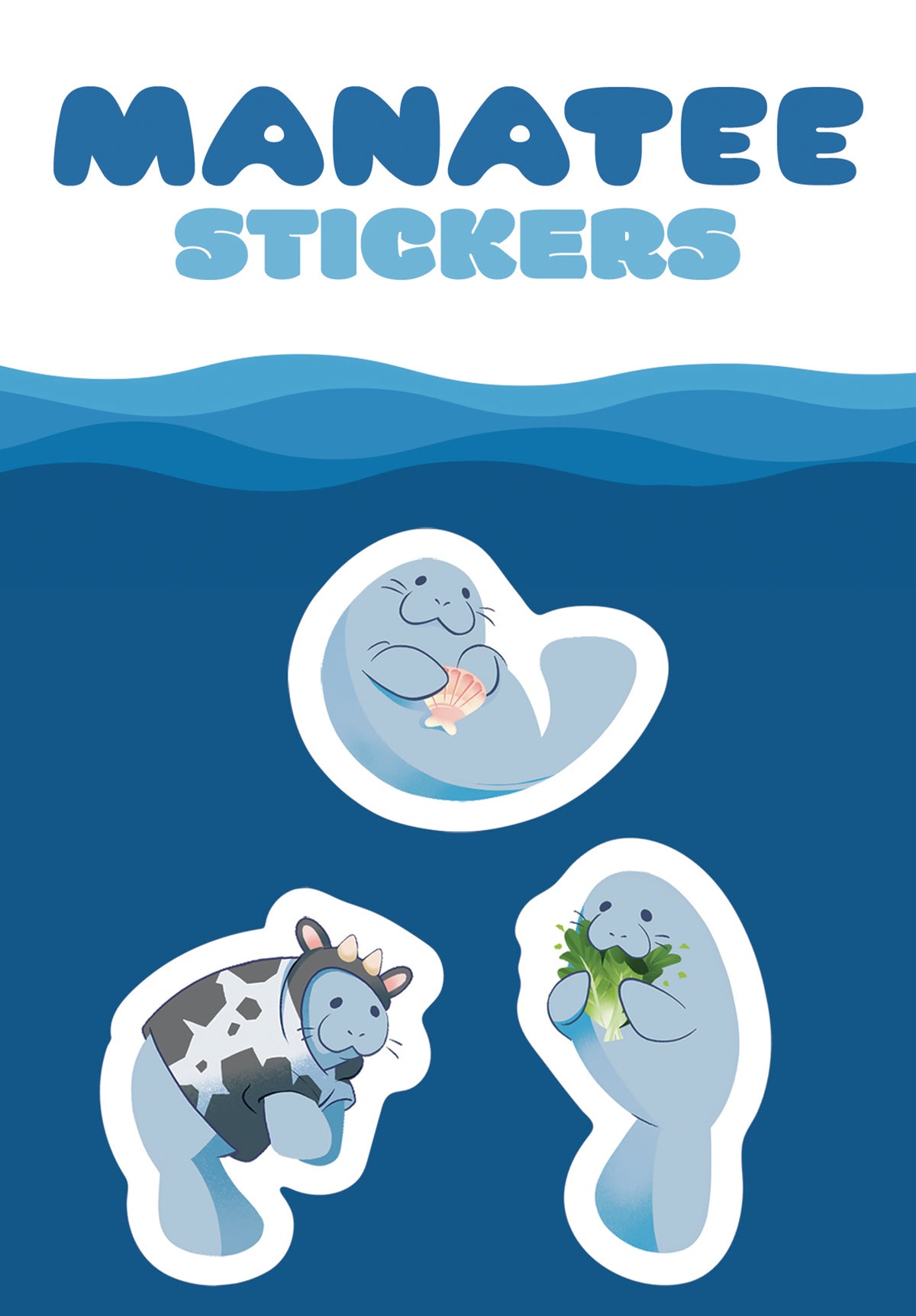 Manatee Stickers