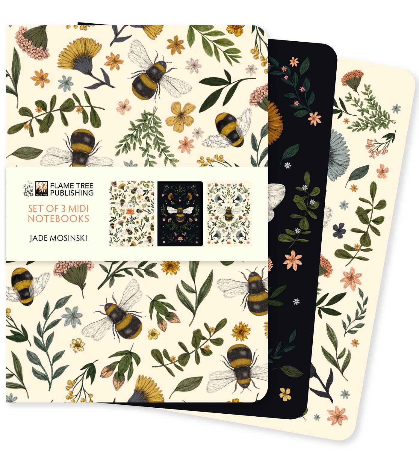 Jade Mosinski Set of 3 Midi Notebooks