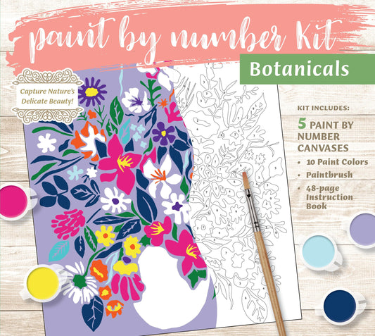 Paint by Number Kit: Botanicals