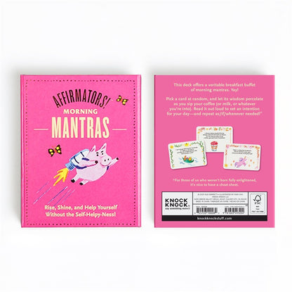 Affirmators! Mantras Morning Day Affirmation Cards Deck (30 Cards)