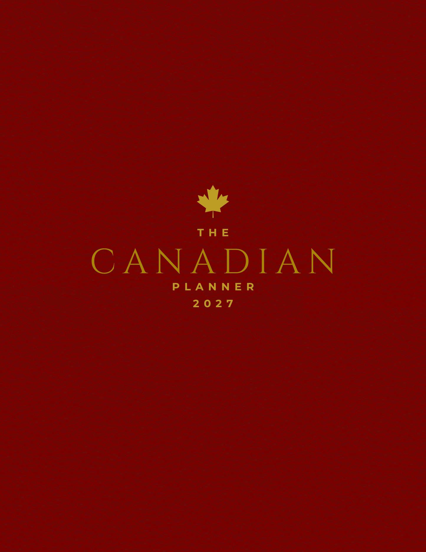 The Canadian Planner 2027 (Red)