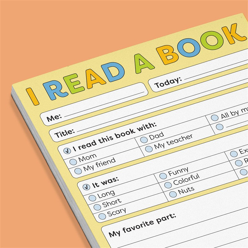 I Read a Book Playtime Pad with Sticker Sheet