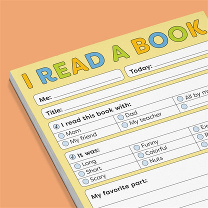 I Read a Book Playtime Pad with Sticker Sheet