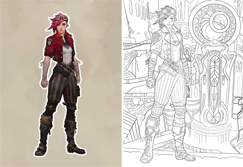 Arcane: The Official Coloring Book