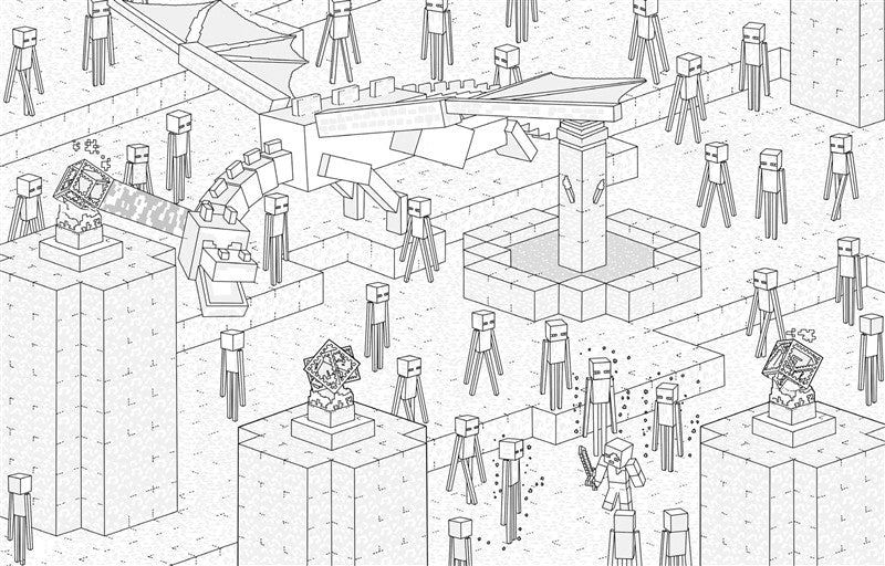 Minecraft: The Official Mini Coloring Set