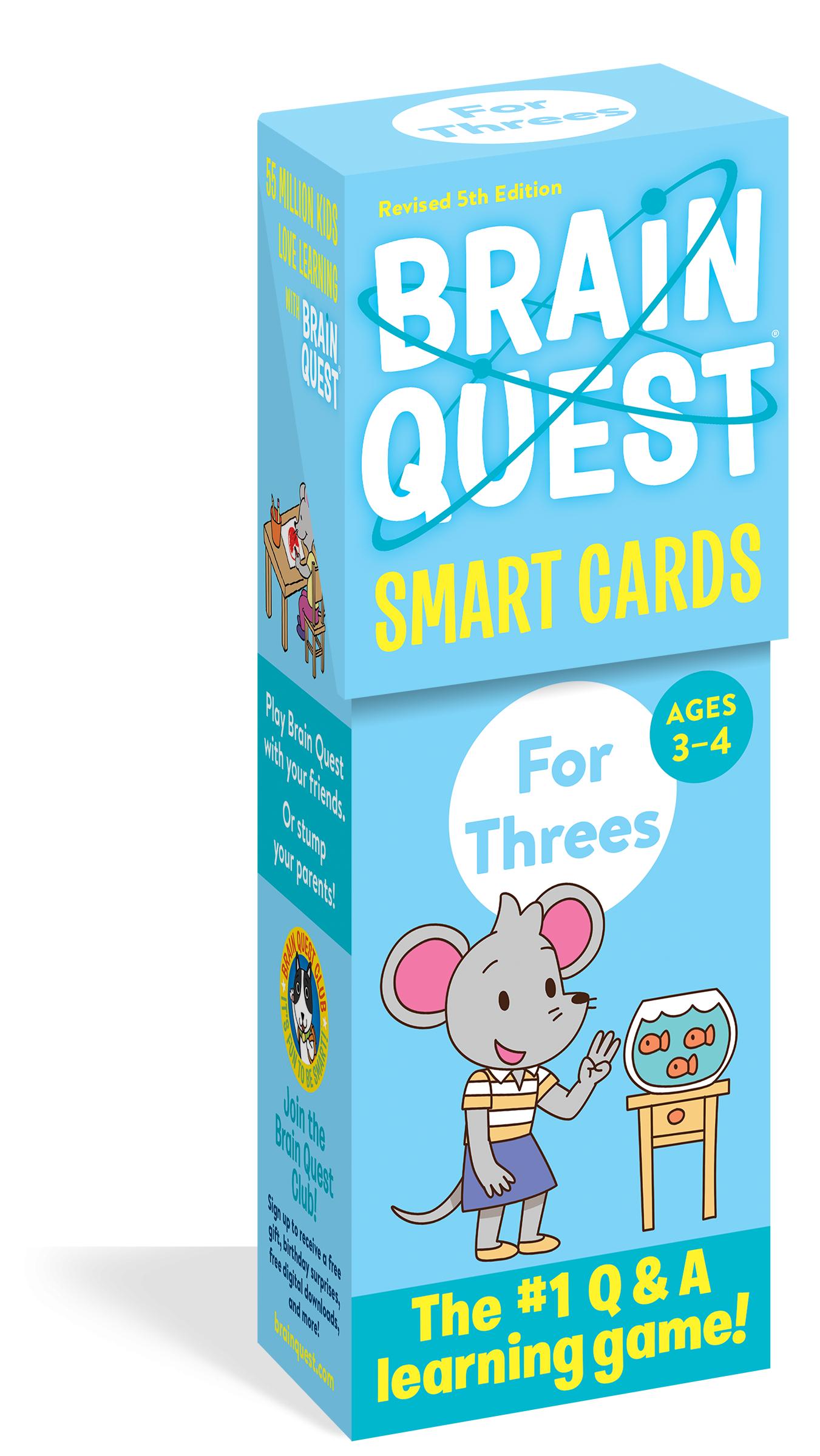 Cartes à puce Brain Quest For Threes, 5e édition révisée