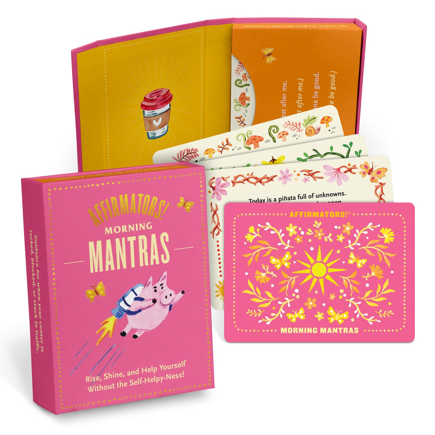 Affirmators! Mantras Morning Day Affirmation Cards Deck (30 Cards)