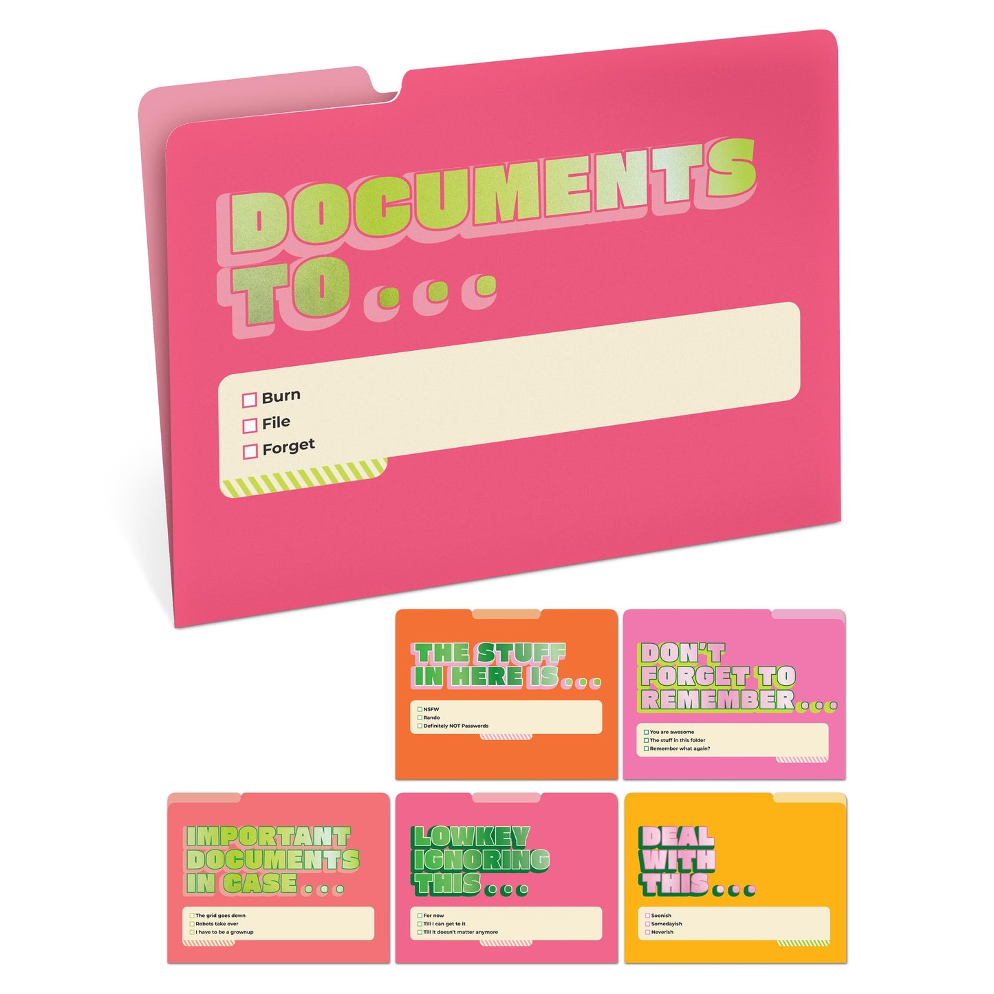 Burn/File/Forget File Folders