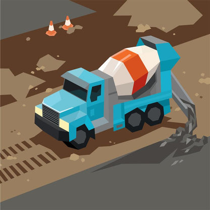Paint by Sticker Kids: Trucks, Trains & More