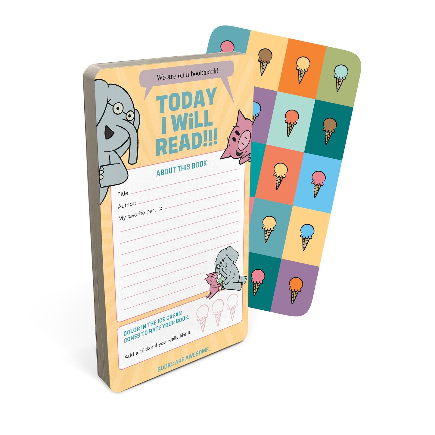 Today I Will Read!!! Bookmarks (Elephant &amp; Piggie)