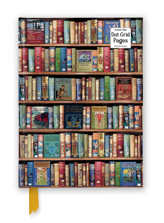 Bodleian Libraries: Hobbies &amp; Pastimes Bookshelves (Foiled Dot Grid Journal)