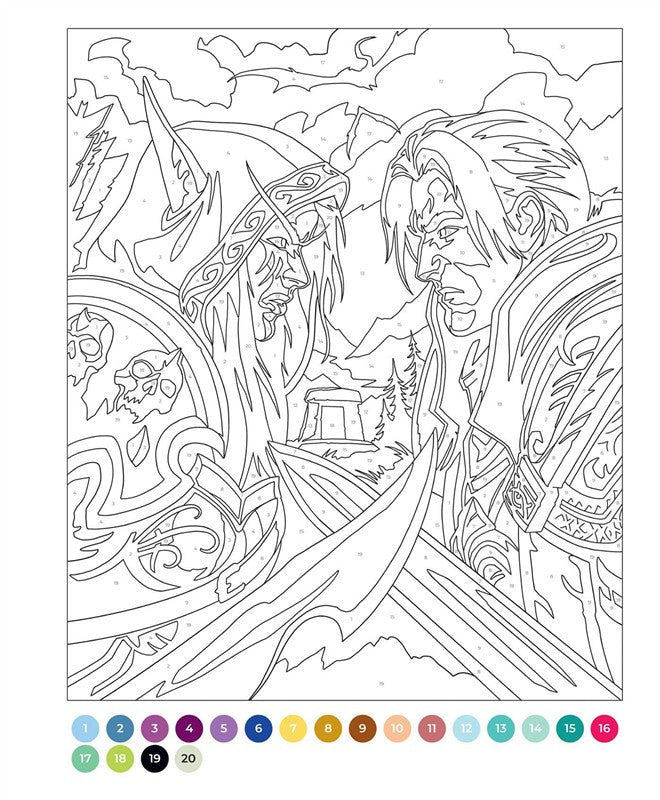 The Unofficial Video Games Color by Number Book