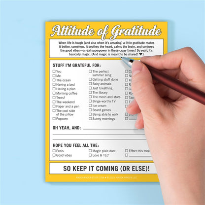 Attitude of Gratitude Nifty Note