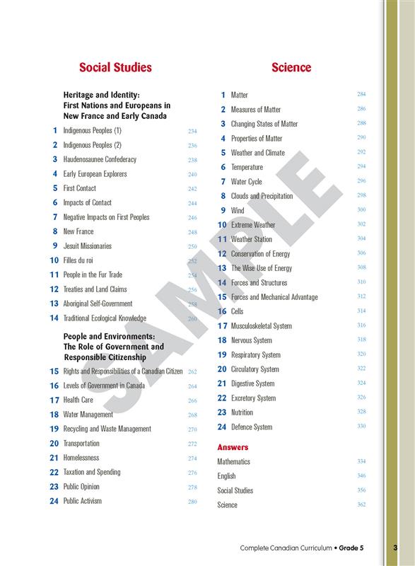 Complete Canadian Curriculum 5 (Revised &amp; Updated)